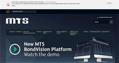 Desktop Screenshot of mtsmarkets.com